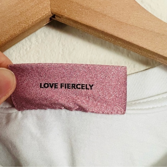 Chiara Ferragni Women's White/Pink/Blue Top Size Medium - Picture 9 of 9